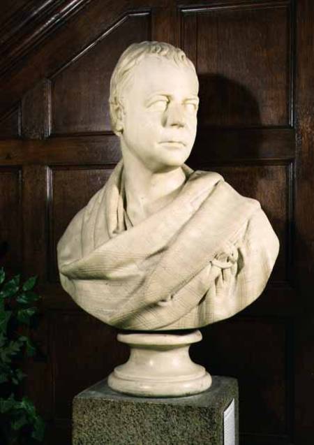 Sir Walter Scott, portrait bust van Francis Legatt Chantrey