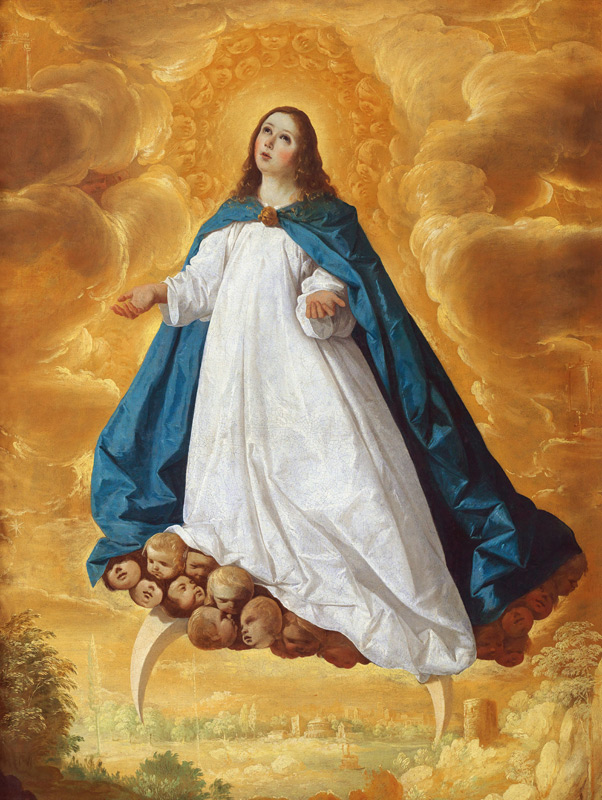 The Immaculate Conception van Francisco de Zurbarán (y Salazar)