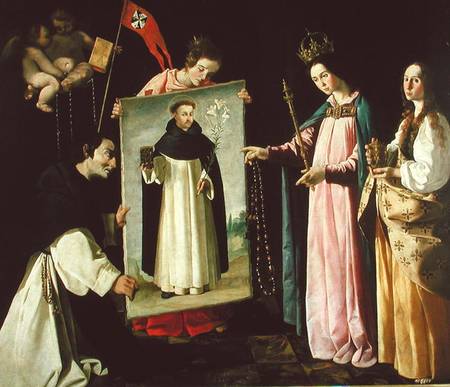 The Apparition of the Virgin to the Monk of Soriano van Francisco de Zurbarán (y Salazar)