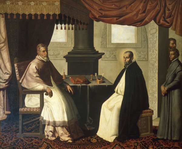 F.de Zurbarán, Bruno and Urban II van Francisco de Zurbarán (y Salazar)