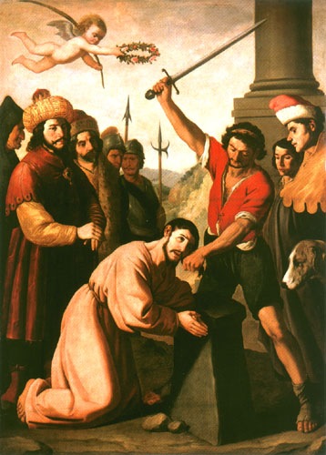 Das Martyrium des hl. Jakobus van Francisco de Zurbarán (y Salazar)