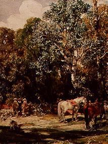 Ein Halt im Hochwald. van Francisco Domingo Marqués