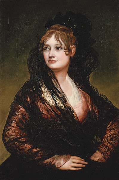 Dona Isabel de Porcel van Francisco José de Goya