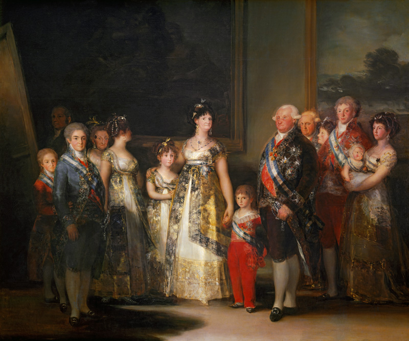 Charles IV (1748-1819) and his family van Francisco José de Goya