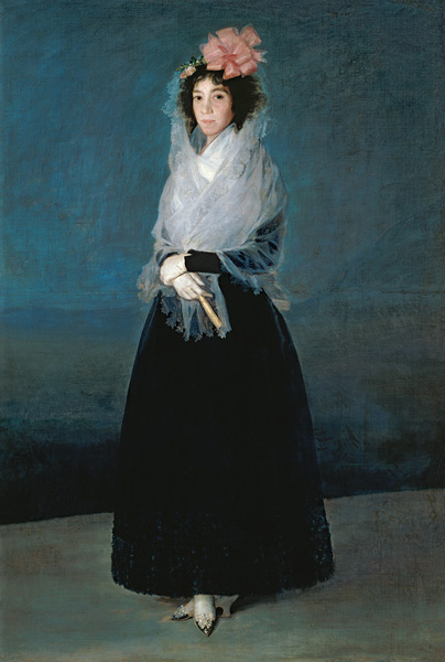 Bildnis der Comtesse del Carpio van Francisco José de Goya