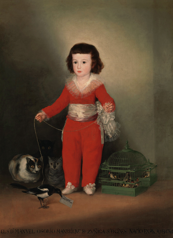 Kinderbildnis. van Francisco José de Goya