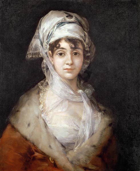 Portrait of Antonia Zarate van Francisco José de Goya