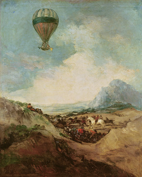 The Balloon or, The Ascent of the Montgolfier van Francisco José de Goya