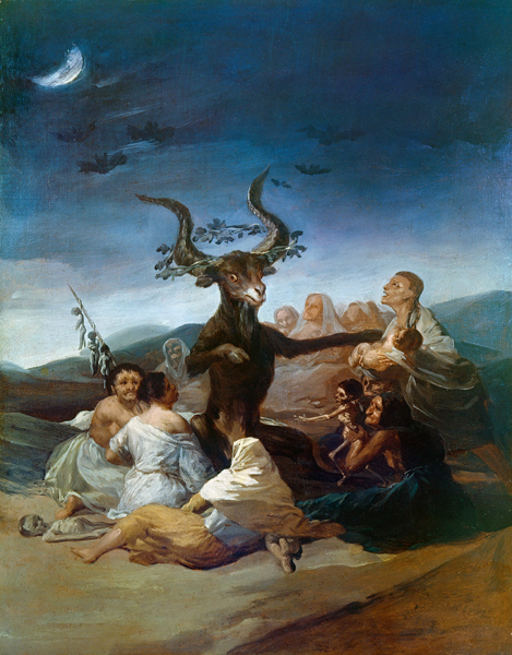 The Witches' Sabbath van Francisco José de Goya