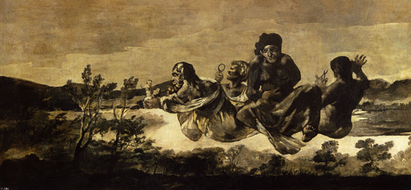 Atropos, uit Quinta del Sordo) van Francisco José de Goya