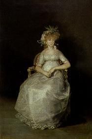 Bildnis der Comtesse Chinchon van Francisco José de Goya