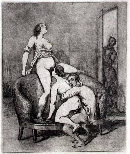 Caught in the act van Francisco José de Goya