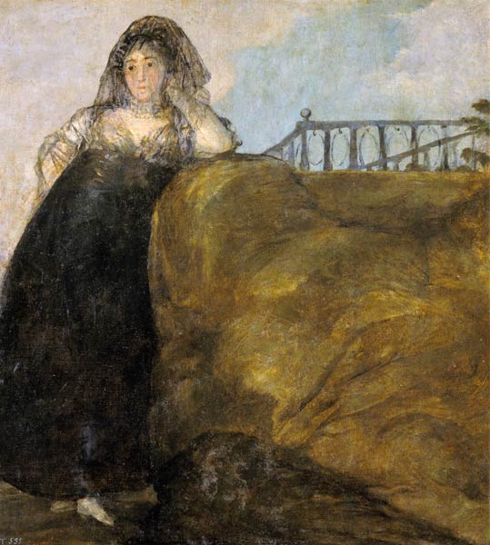 Leocadia Zorilla, the Artist's Housekeeper van Francisco José de Goya