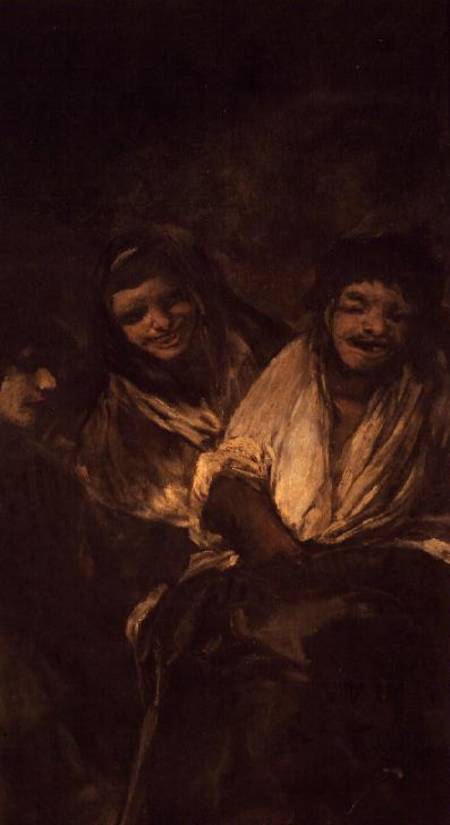 Laughing Figures van Francisco José de Goya