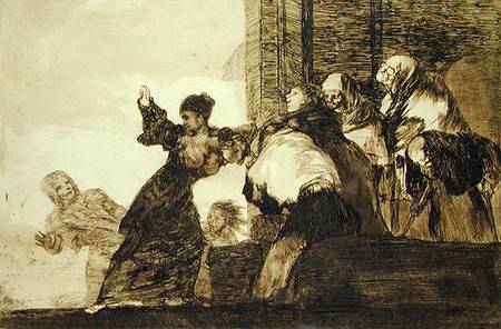 Proverb 11 from the Follies Series van Francisco José de Goya