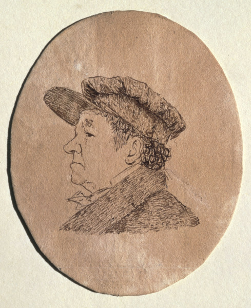 Franc?­sco de Goya , Self-portrait 1824 van Francisco José de Goya