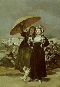 Der Spaziergang van Francisco José de Goya