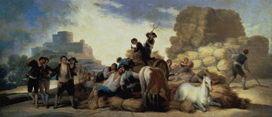 Summer, or The Harvest van Francisco José de Goya