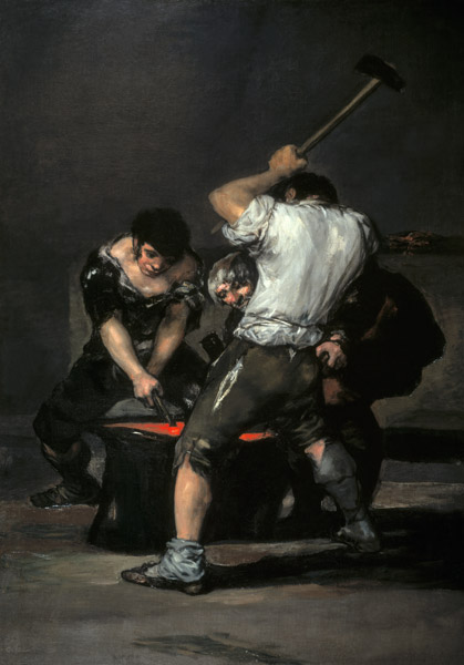 The Forge van Francisco José de Goya