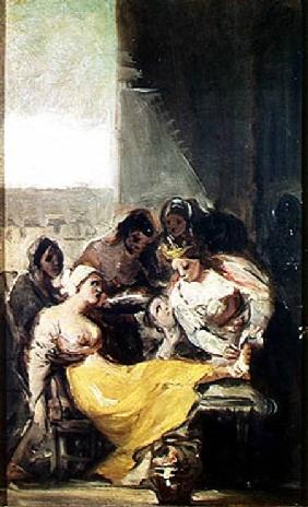 St. Isabella Caring for the Lepers