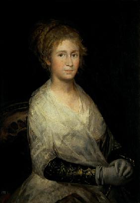 Portrait thought to be Josepha Bayeu (d.1812) the Artist's Wife