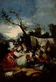 Die Wäscherinnen van Francisco José de Goya