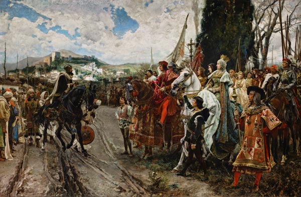 The Capitulation of Granada van Francisco Pradilla y Ortiz