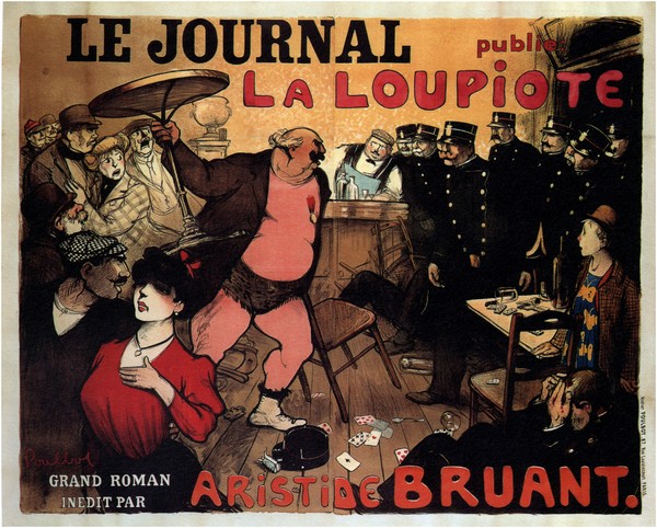 Le Journal publie La Loupiote, Grand roman par Aristide Bruant van Francisque Poulbot