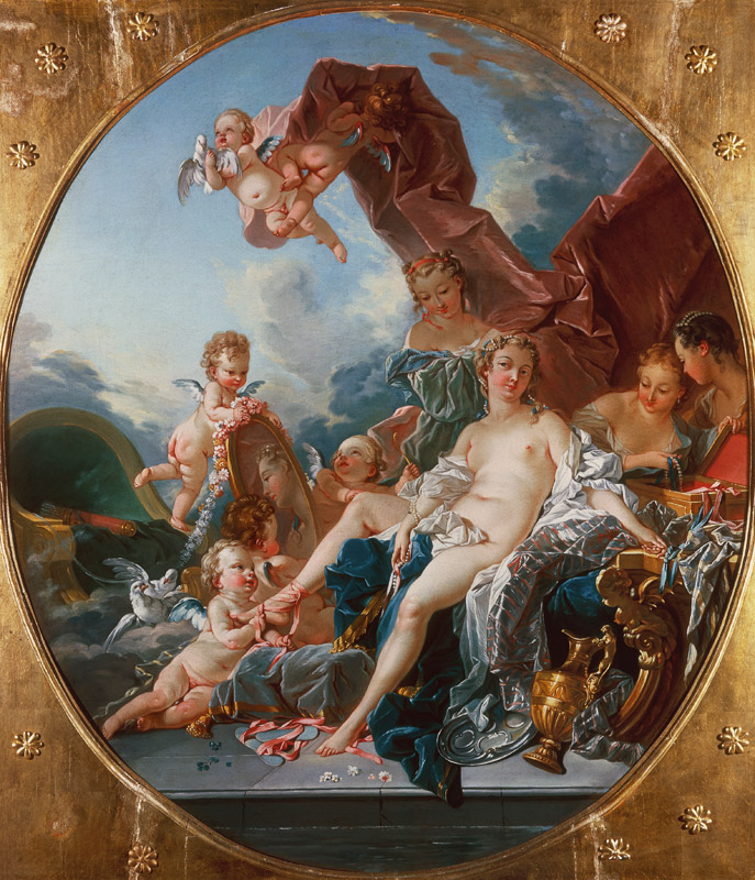 Venus at her Toilet van François Boucher
