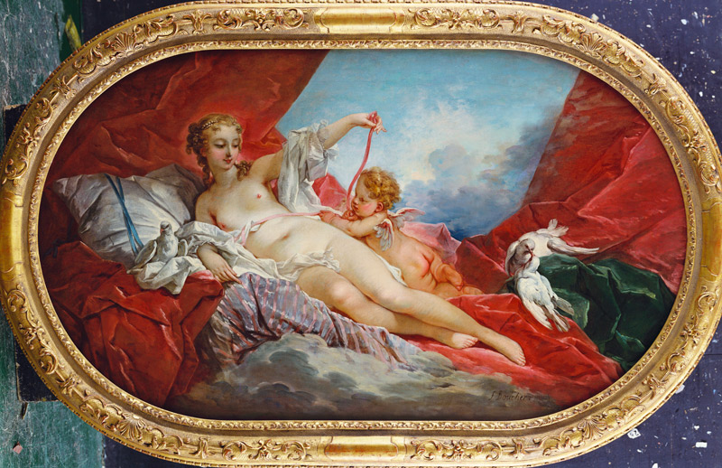 Venus and Cupid van François Boucher