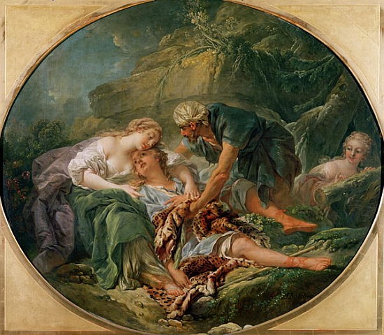Amintas Brought Back to Life in the Arms of Sylvie van François Boucher