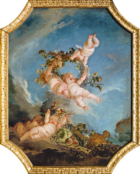 Autumn, from a series of the Four Seasons in the Salle du Conseil van François Boucher