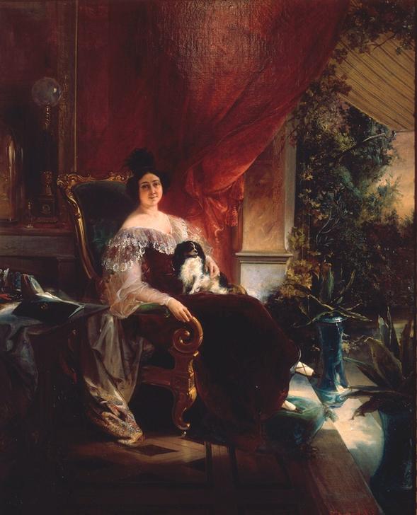 Madame de Gama-Machado van Francois Bouchot