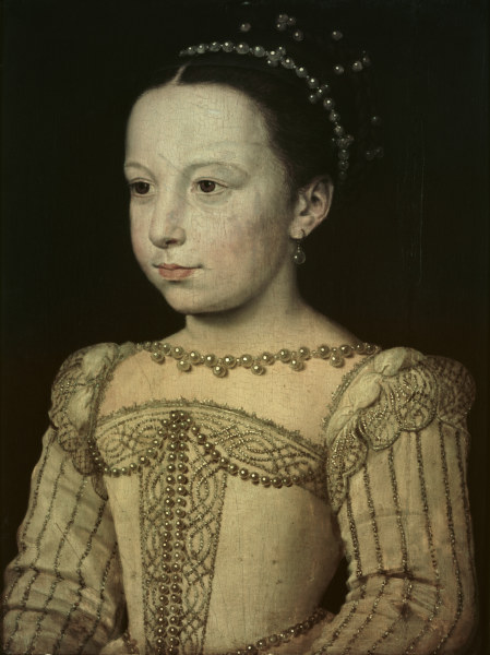 Margarete von Valois / Gem.v.F.Clouet van François Clouet