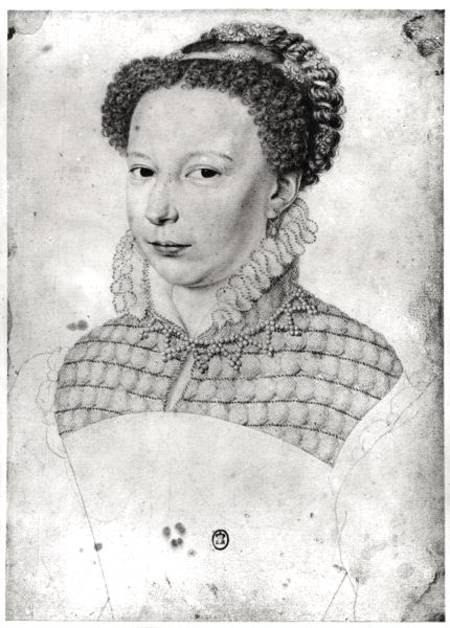Marguerite of Valois (1553-1615) 1568 van François Clouet