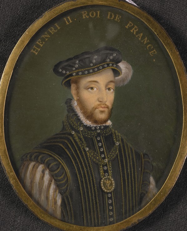 Portrait of King Henry II of France (Copy) van François Clouet