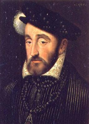 Portrait of Henri II of France (1519-59), 1559 van François Clouet
