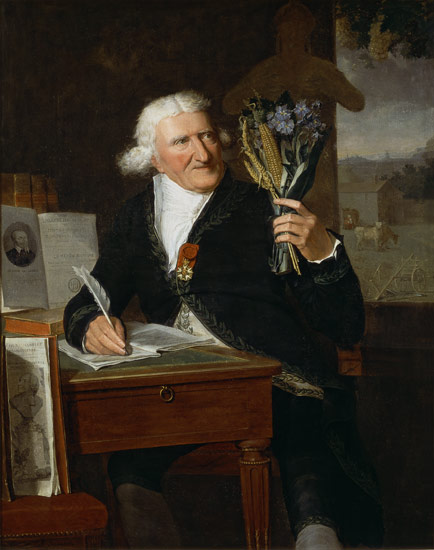 Portrait of Antoine Parmentier (1737-1813) van Francois Dumont