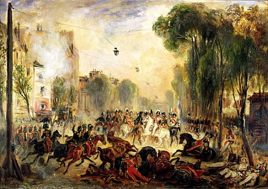 Assassination Attempt on King Louis-Philippe (1773-1850) Giuseppe Fieschi (1790-1836) Boulevard du T van Francois Gabriel Guillaume Lepaulle