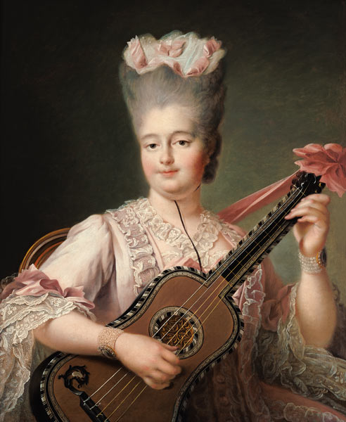 Portrait of Marie-Clothilde of France (1759-1802), also known as Madame Clothilde, queen of Sardinia van François-Hubert Drouais