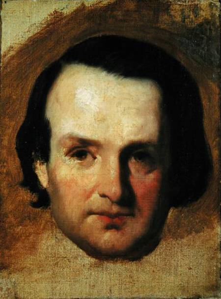 Study for a portrait of Victor Hugo (1802-85) van François-Joseph Heim
