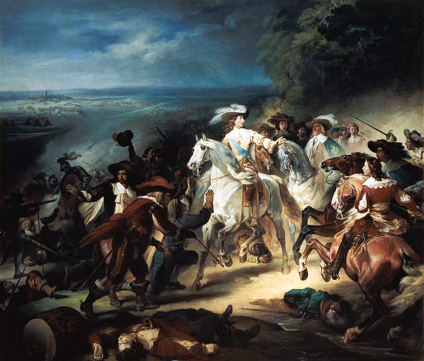 Battle of Rocroy, 19th May 1643 van François-Joseph Heim