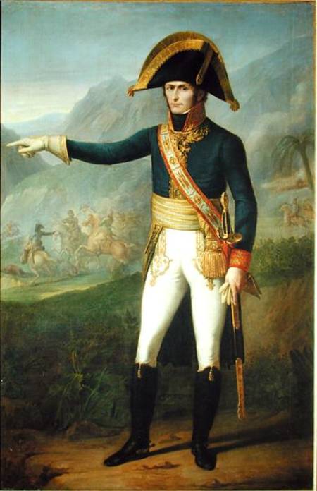 Portrait of General Charles Victor Emmanuel Leclerc (1772-1802) van Francois Josephe Kinson