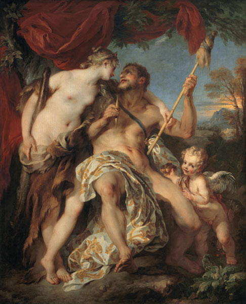 Hercules and Omphale van François Lemoyne