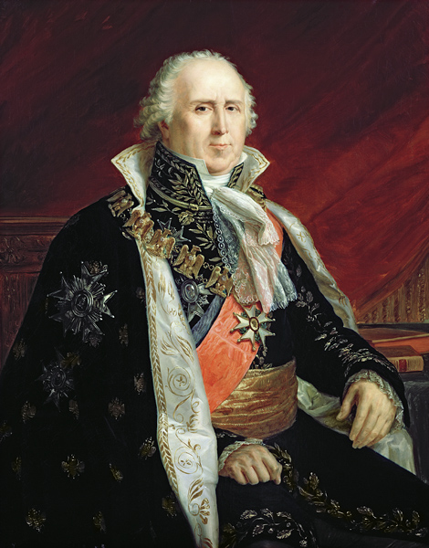 Charles-Francois Lebrun (1739-1824) Duke of Plaisance in the Costume of the Archtreasurer of the Emp van François Pascal Simon Gérard