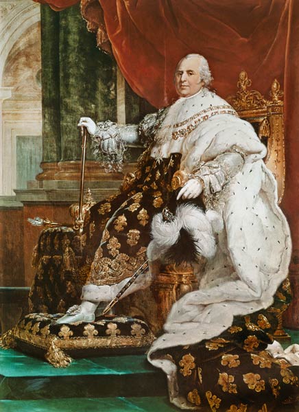 Louis XVIII (1755-1824) van François Pascal Simon Gérard