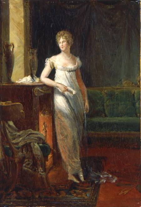 Catherine Worlee (1762-1835) Duchess of Talleyrand-Perigord van François Pascal Simon Gérard