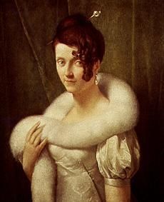 Die Frau mit der Haarnadel van François Pascal Simon Gérard