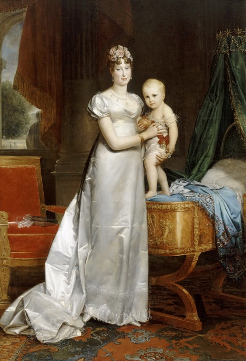 Empress Marie-Louise With the King of Rome van François Pascal Simon Gérard