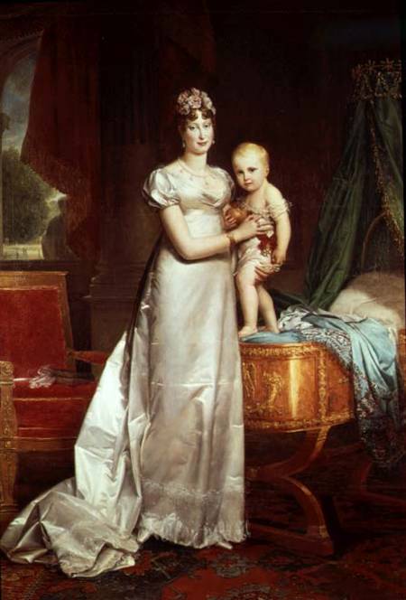 Marie Louise (1791-1847) and the King of Rome (1811-32) van François Pascal Simon Gérard